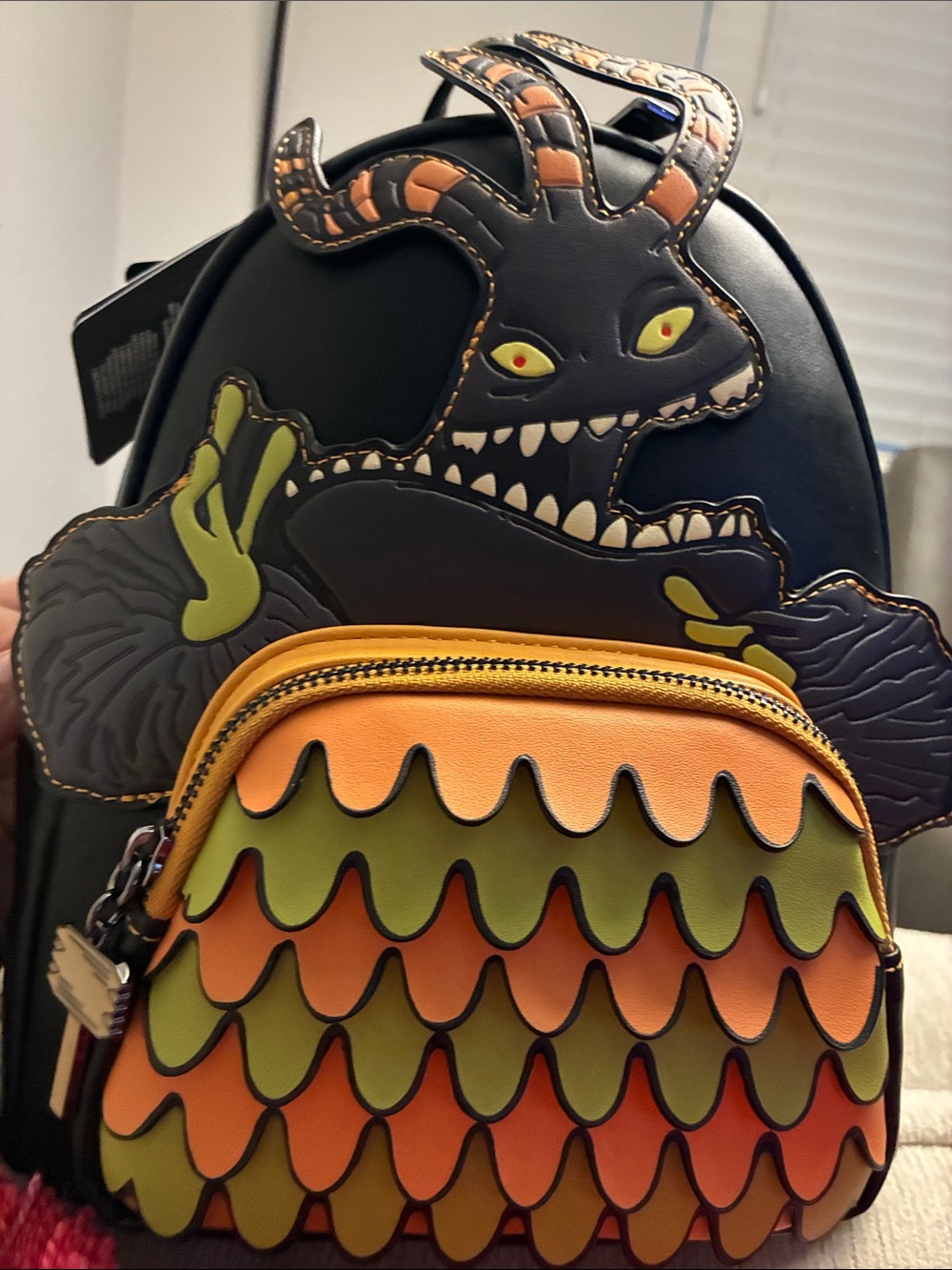 Loungefly  Nightmare Before Christmas Harlequin Demon Mini Backpack GITD